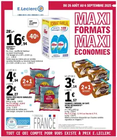 Prévisualisation de Catalogue de la semaine 35 du magasin E.Leclerc formulaire valide 26/08/2025