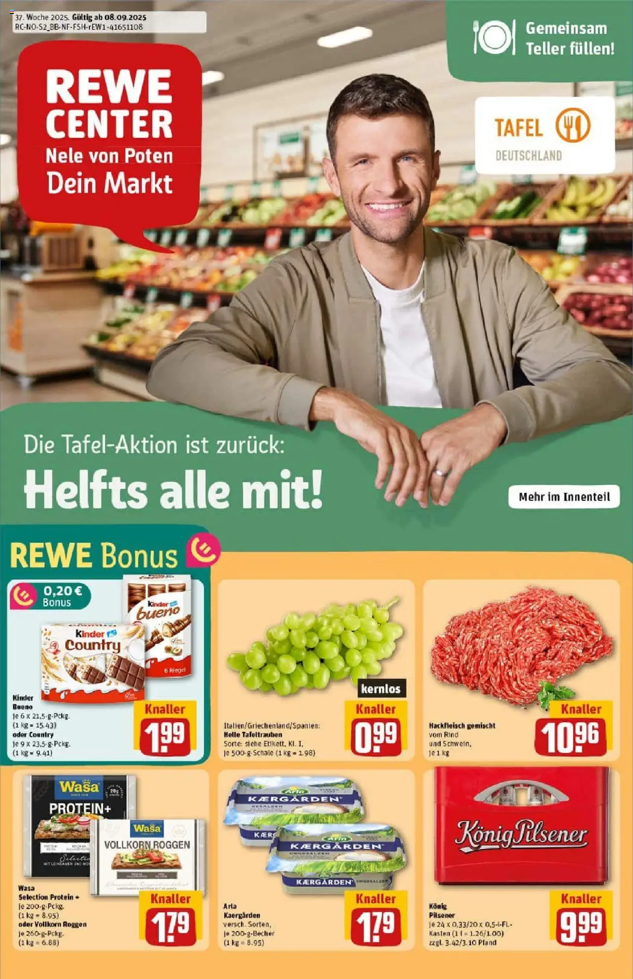 REWE Prospekt ab 07.09.2025 nächste Woche - Prospekt Lübeck	