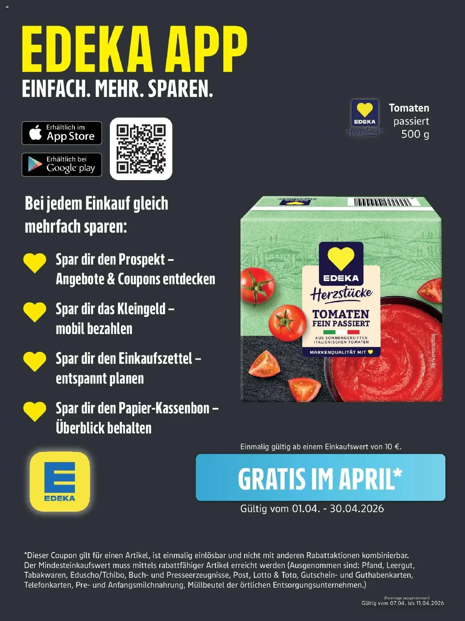 Vorschau von dem Prospekt des Geschäftes Edeka, gültig ab dem 05.04.2026