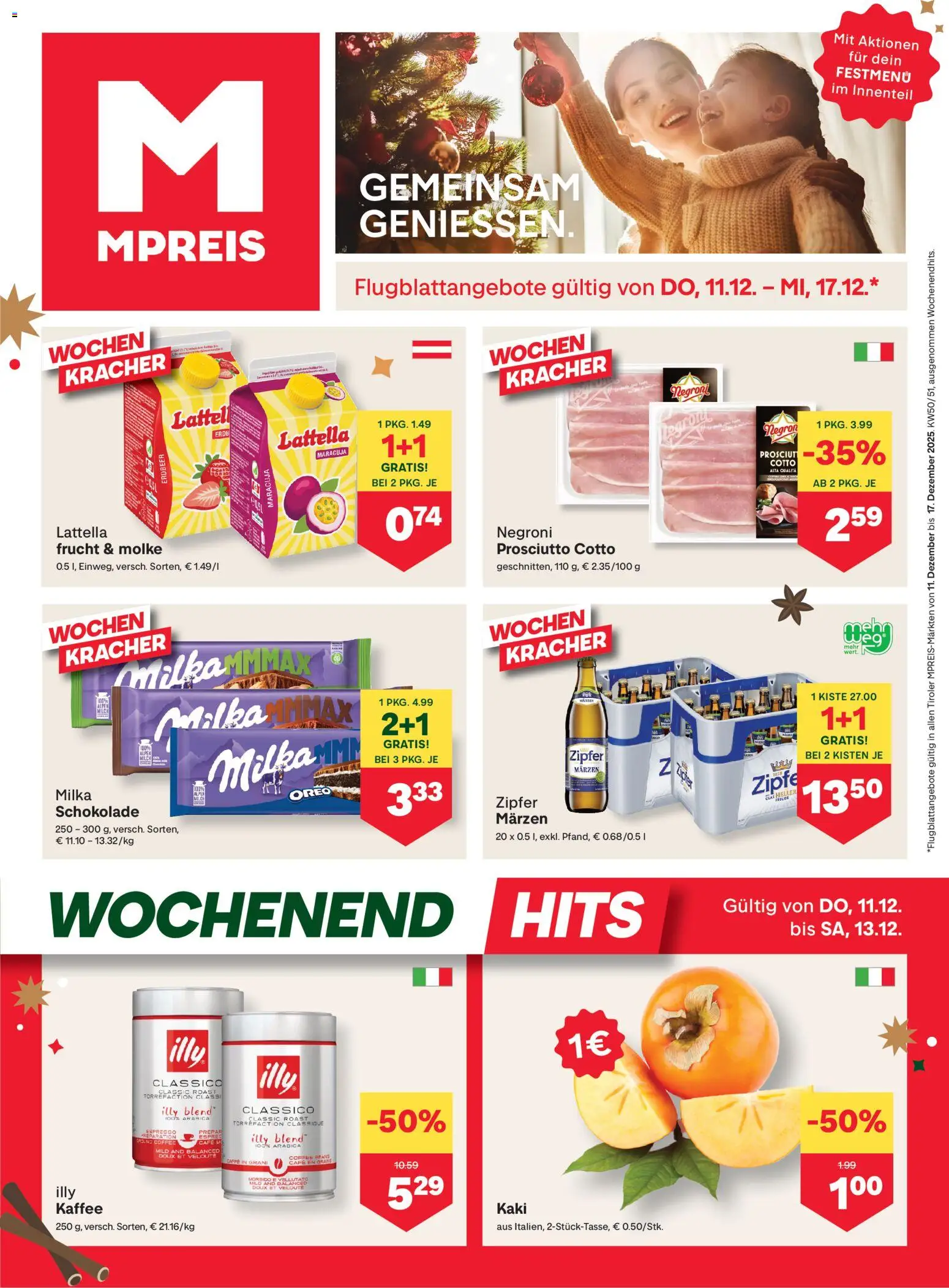 Vorschau der Angebote: MPREIS Flugblatt gültig ab 11.12.2025