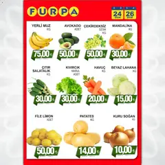 Furpa Cuma’dan Pazar’a Katalog 24.10.2025 - Broşürünün önizlemesi