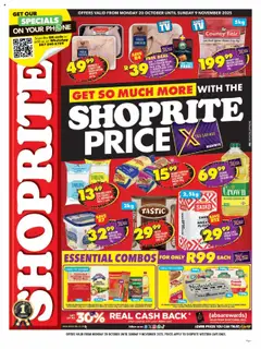 Preview of Shoprite flyer valid from 20/10/2025