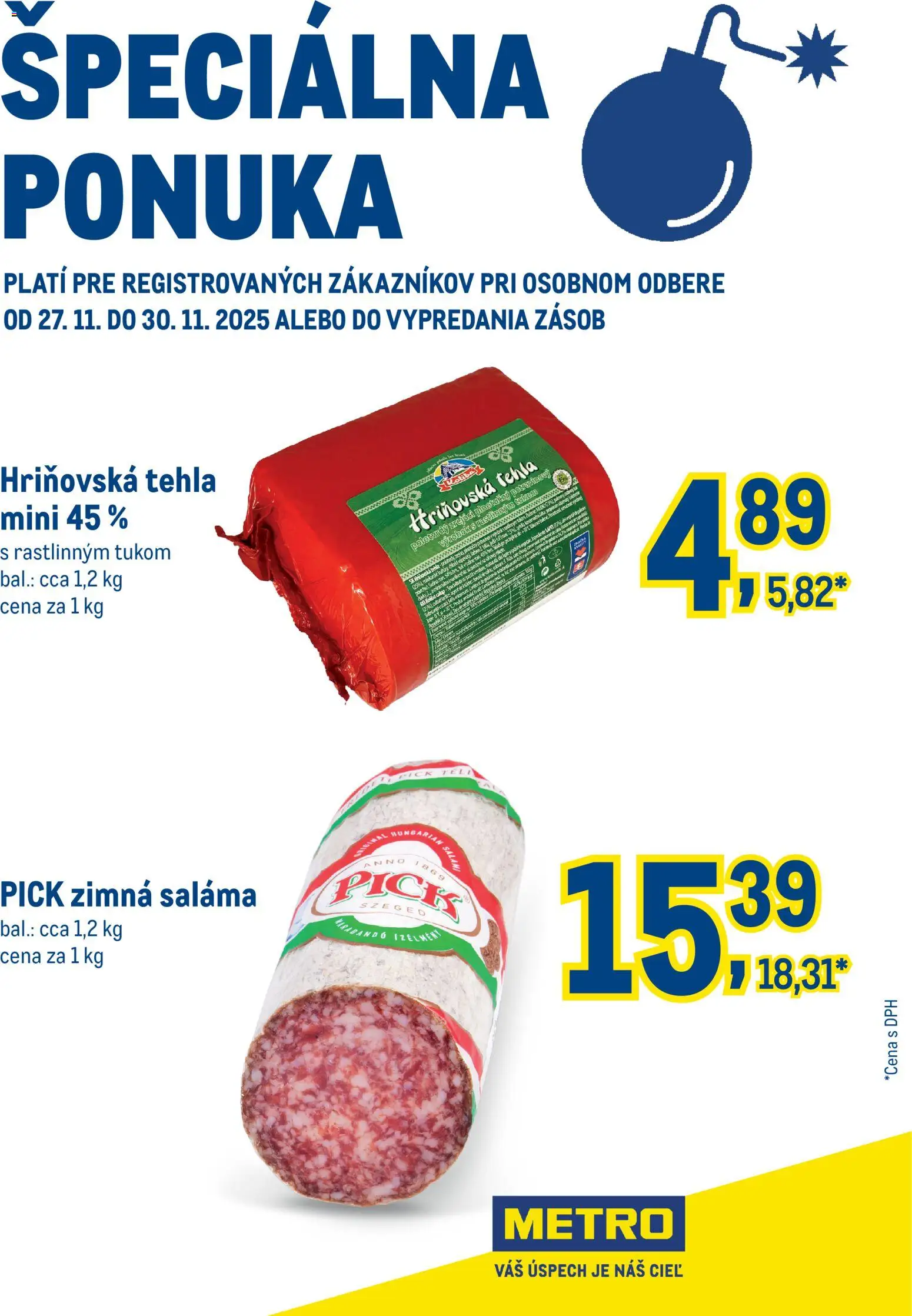 Náhľad Metro letáku platného od 27.11.2025