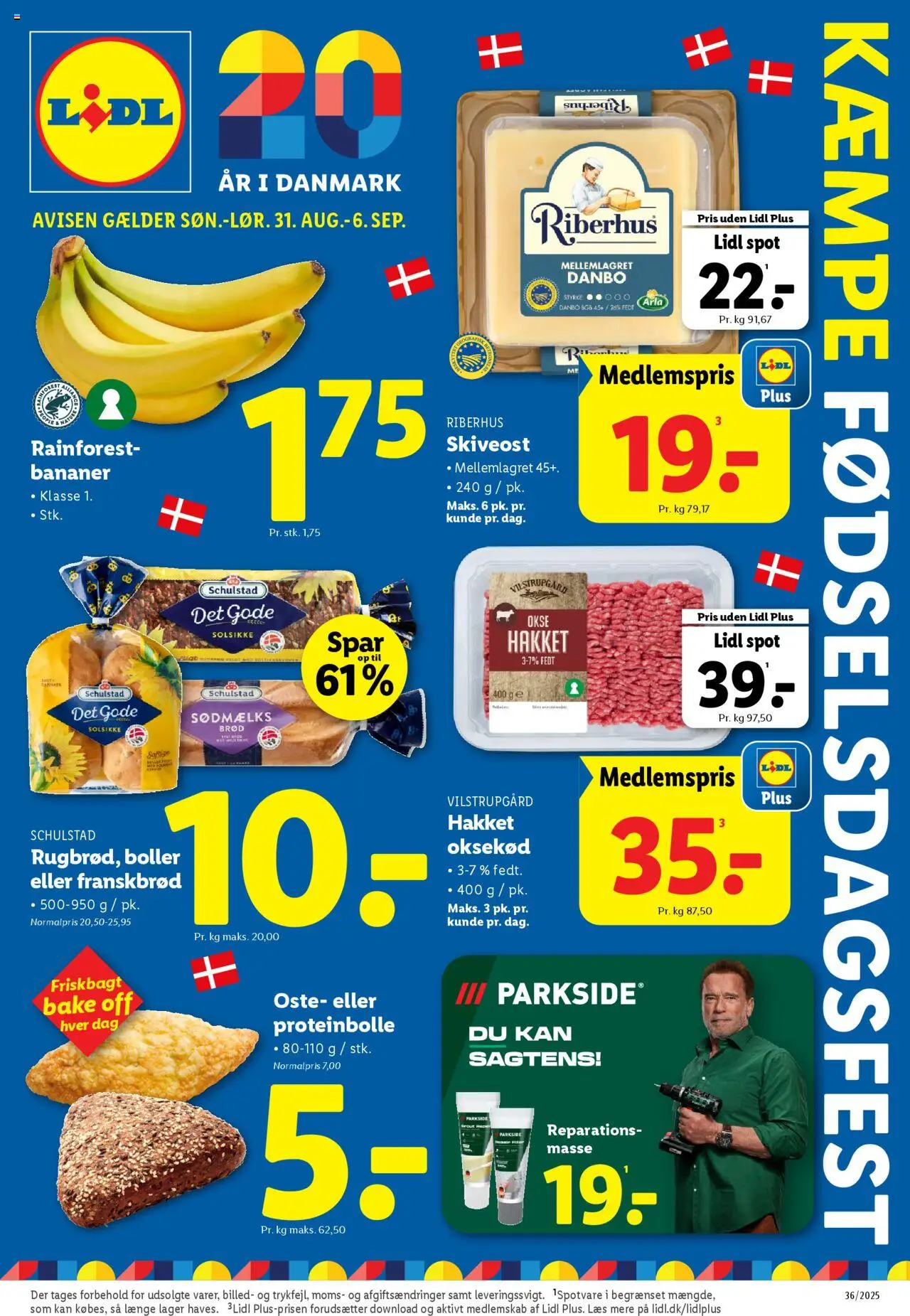 Lidl tilbudsavis gyldig fra 31/08/2025 - side 1
