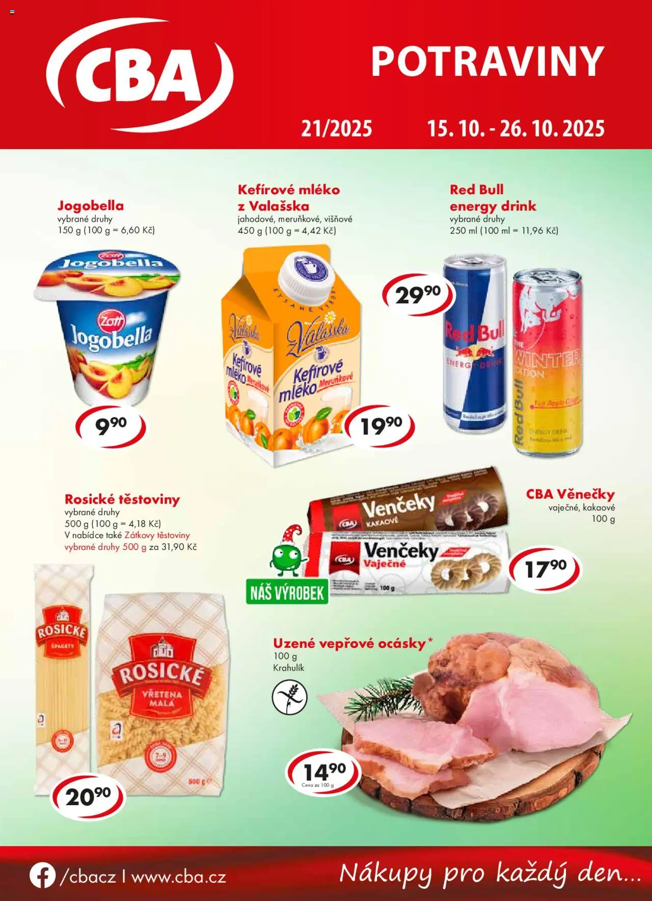  CBA Leták (15.10.2025 - 26.10.2025)