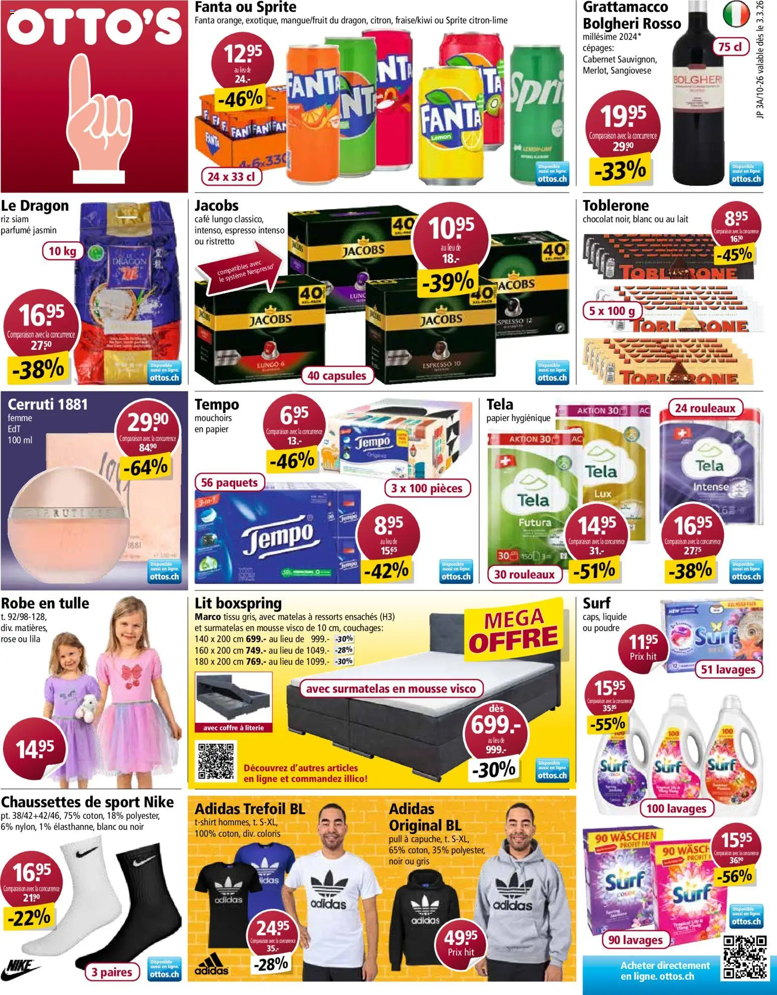 Vorschau des Merkblatts Otto's Aktionen FR vom Shop Otto's gültig von 03.03.2026 bis 09.03.2026