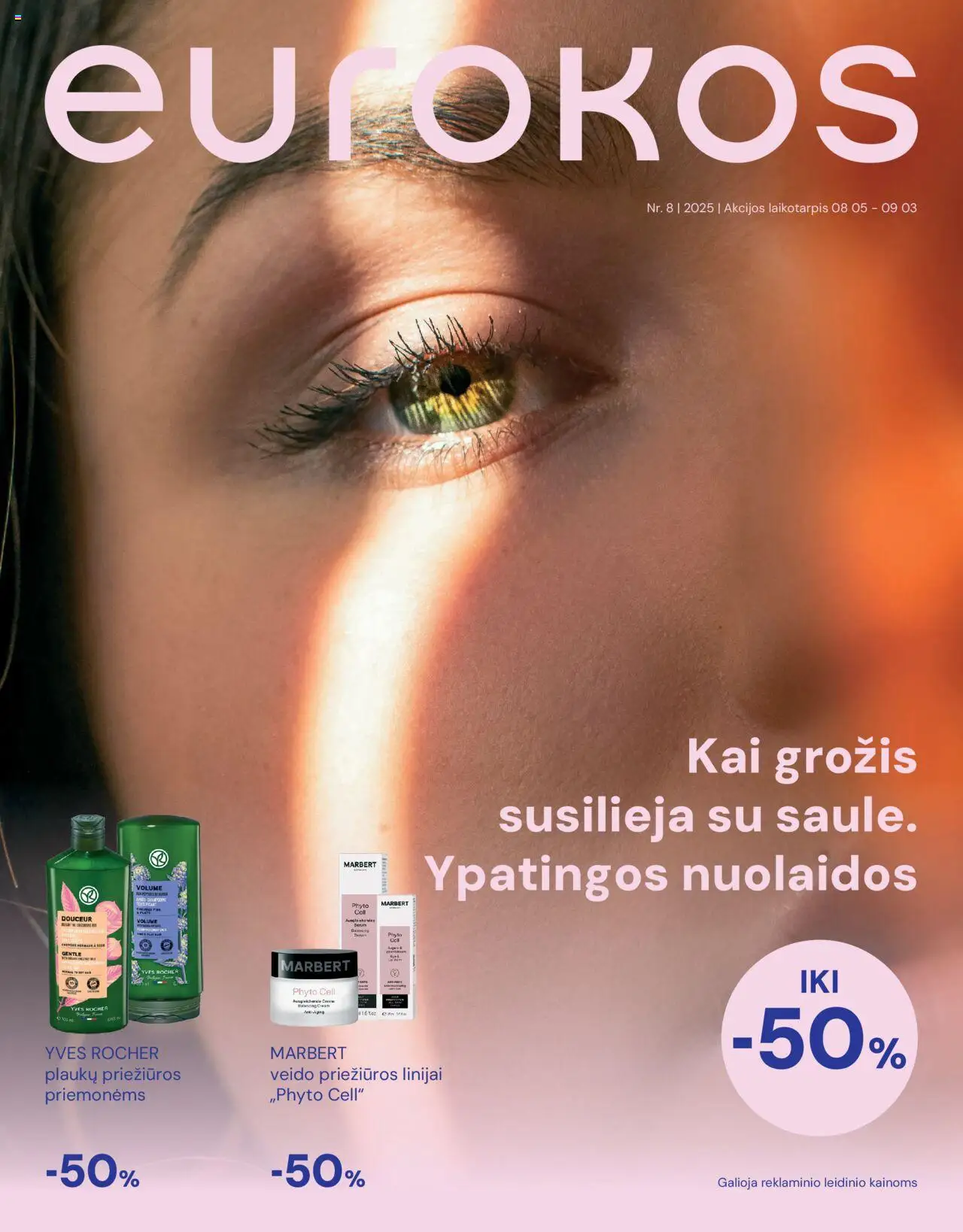 Eurokos leidinys galioja nuo 2025.08.05 – puslapio numeris 1