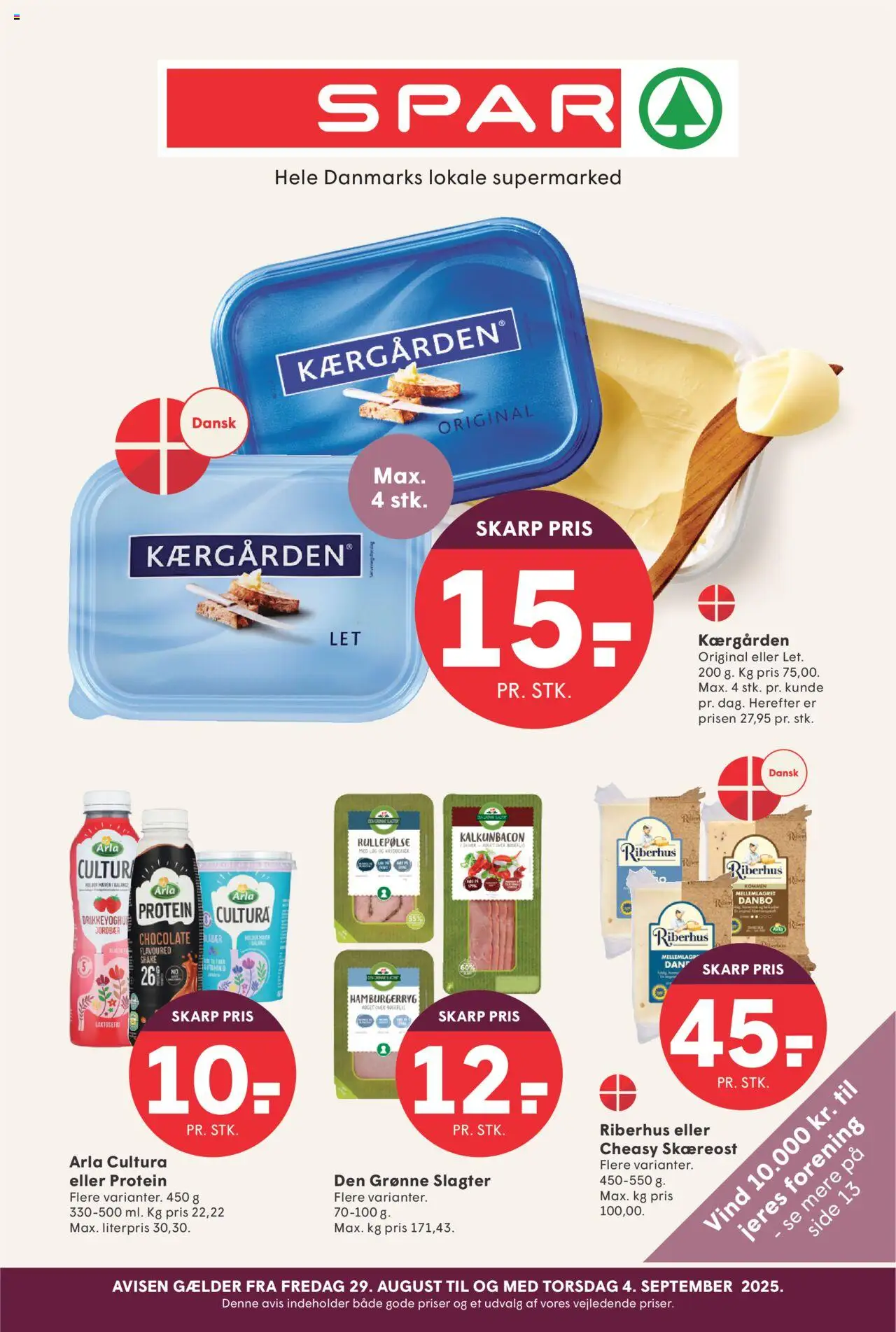 Spar tilbudsavis gyldig fra 29/08/2025 - side 1