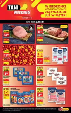 Pogląd gazetki "Tani weekend" ze sklepu Biedronka ważnej od 02.01.2026