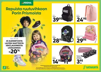 Kaupan Prisma Tarjoukset - Repuista ruutuvihkoon Porin Prismoista esikatselu, voimassa 31/07/2025