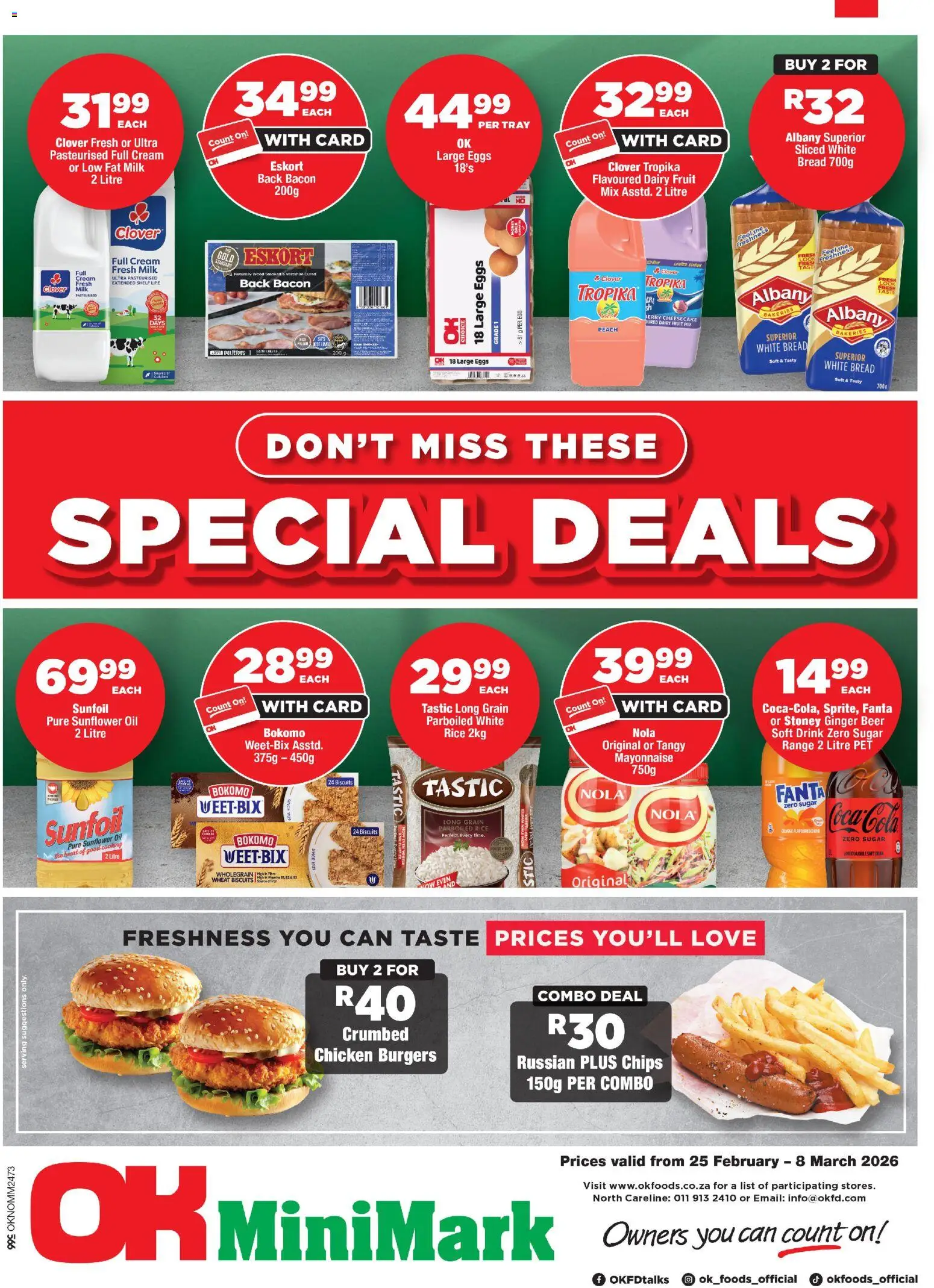 Preview of OK Foods flyer valid from 25/02/2026