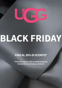 Anteprima dell'opuscolo Black Friday dal negozio UGG valido da 25/11/2025