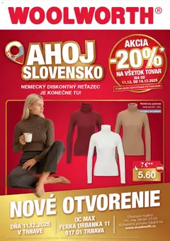 Náhľad Woolworth letáku platného od 09.12.2025