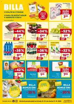 Náhľad Billa letáku platného od 15.10.2025