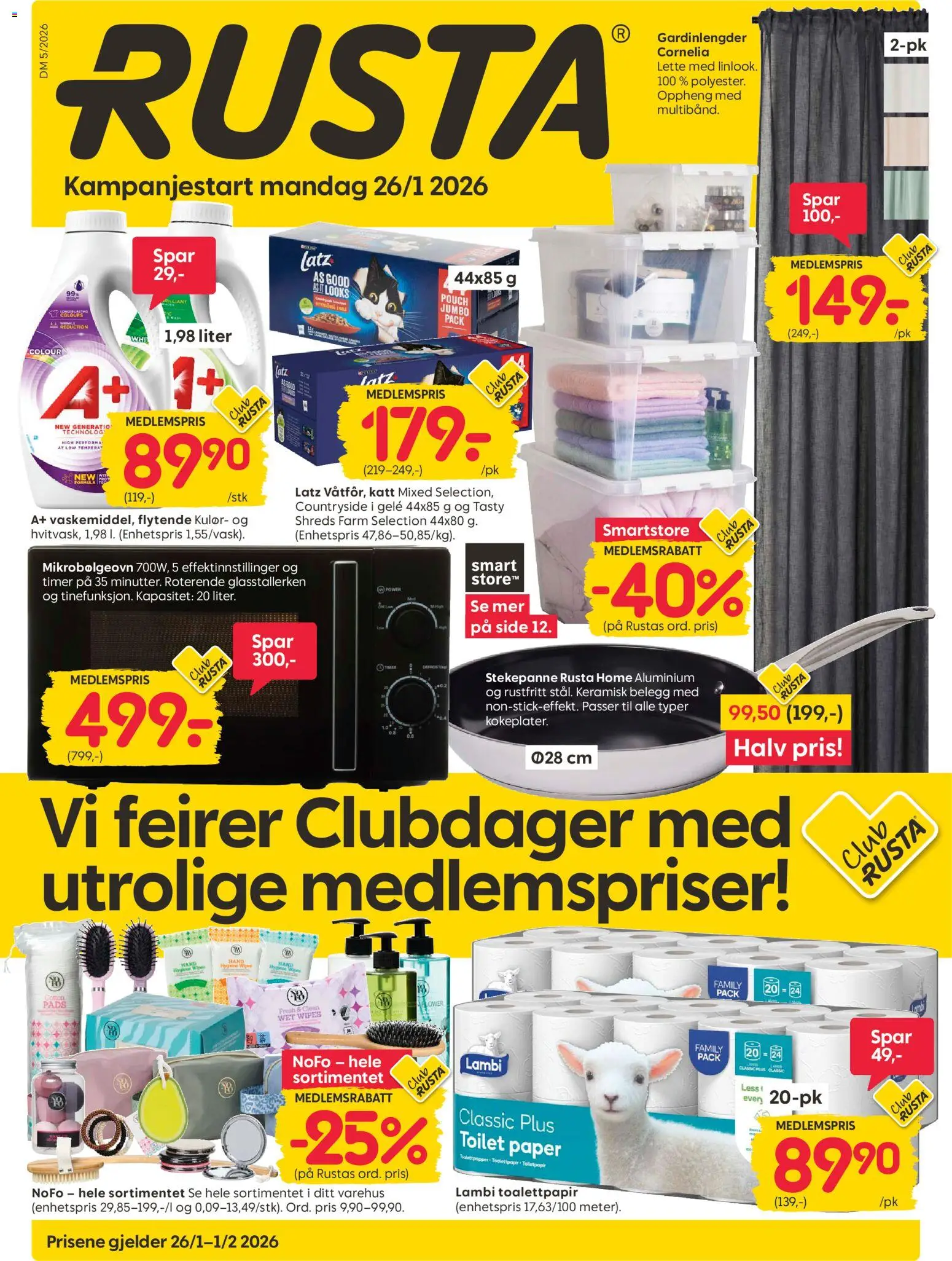 Forhåndsvis Kundeavis fra butikk Rusta gyldig fra 26/01/2026