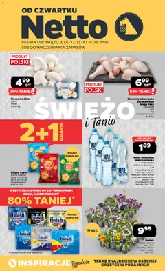 Pogląd gazetki "Netto gazetka od czwartku spożywcza" ze sklepu Netto ważnej od 12.03.2026