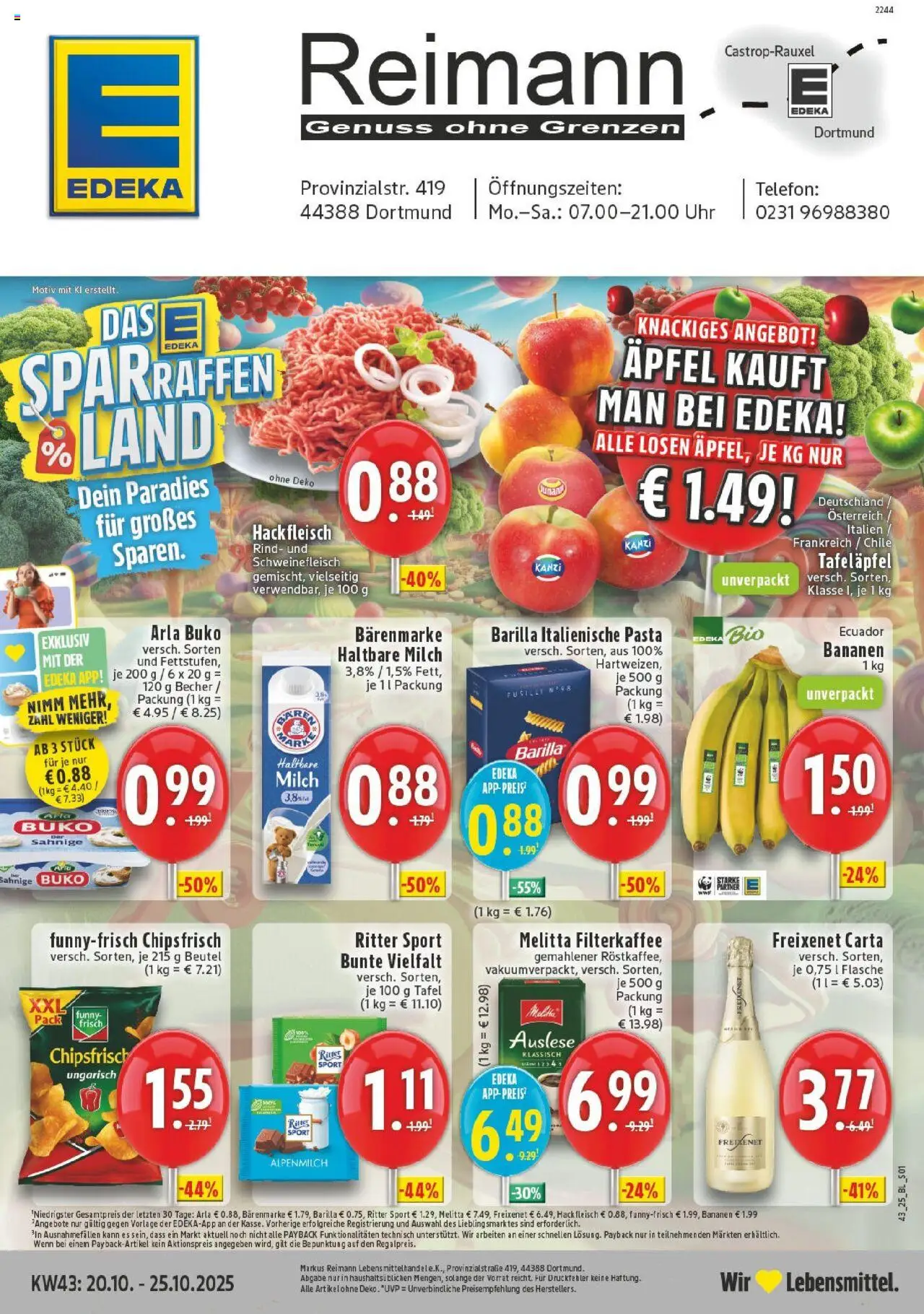 EDEKA Prospekt ab 20.10.2025 - Prospekt Dortmund Online