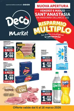 Anteprima dell'opuscolo Decò volantino Market Sant'Anastasia dal negozio Decò valido da 06/03/2026