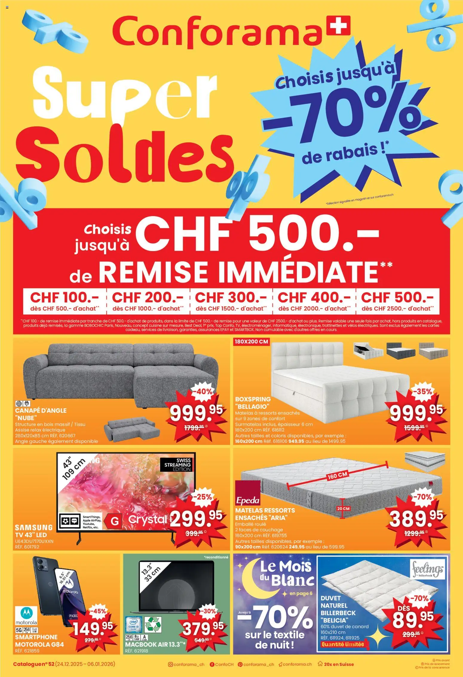 Vorschau des Merkblatts Aktionen FR vom Shop Conforama gültig von 24.12.2025 bis 06.01.2026