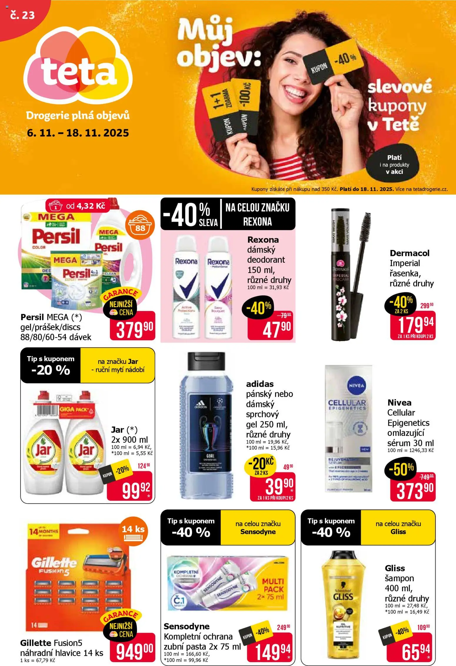 Náhled nabídky: TETA Drogerie Leták platný od 06.11.2025