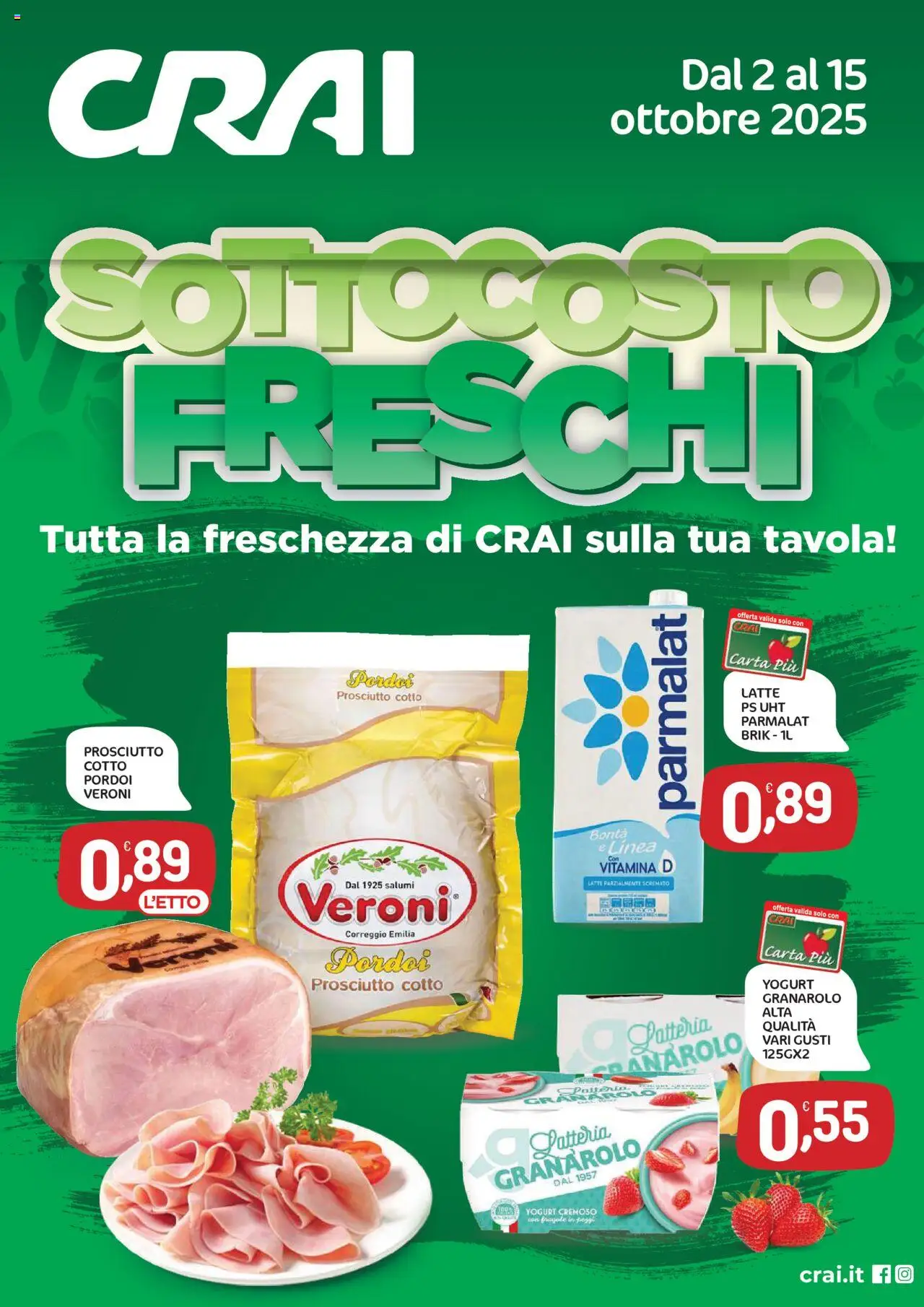 Volantino CRAI valido da 02/10/2025 numero di pagina 1