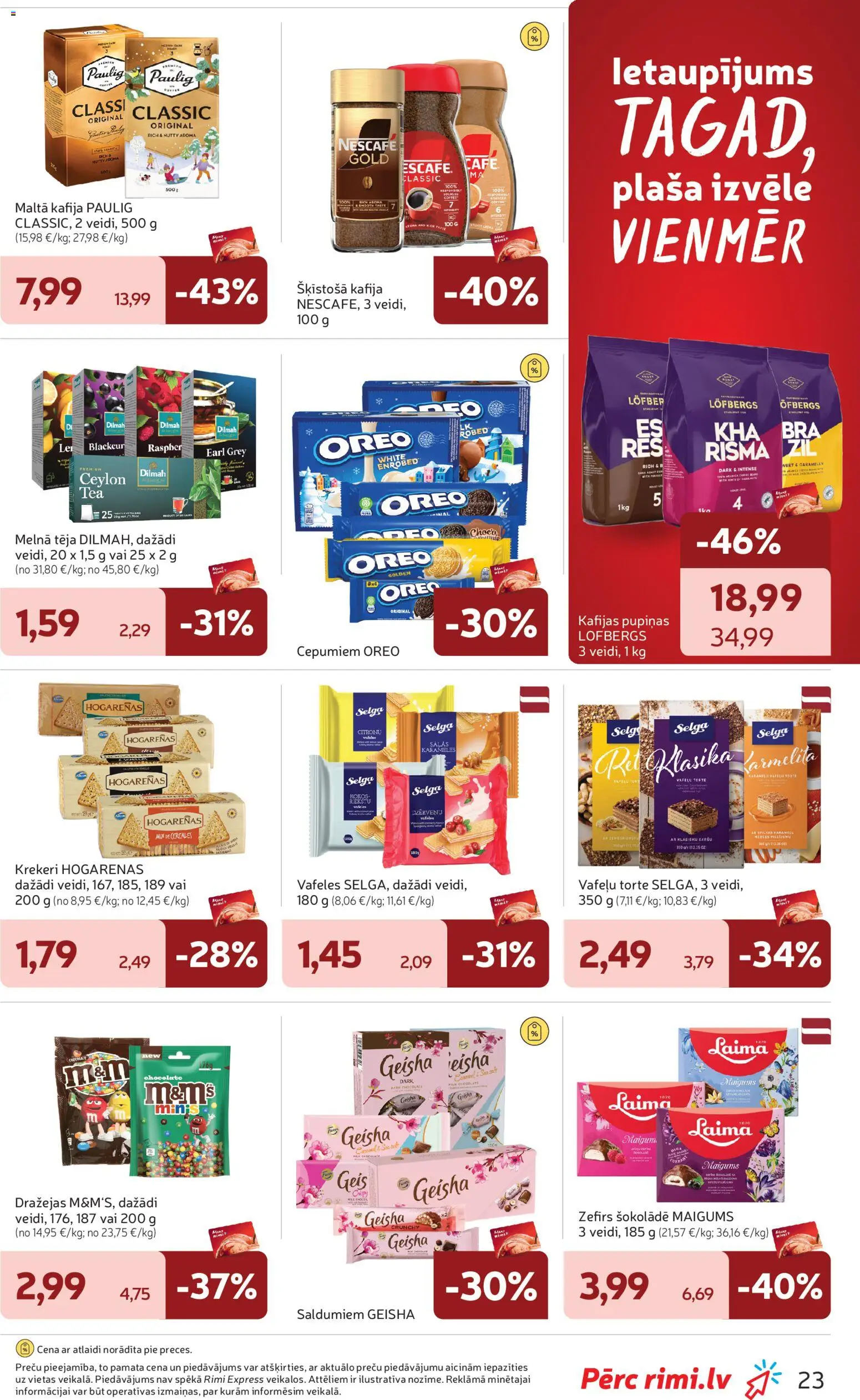 Skatīt Rimi akciju bukletu, derīgs no 2025.12.09