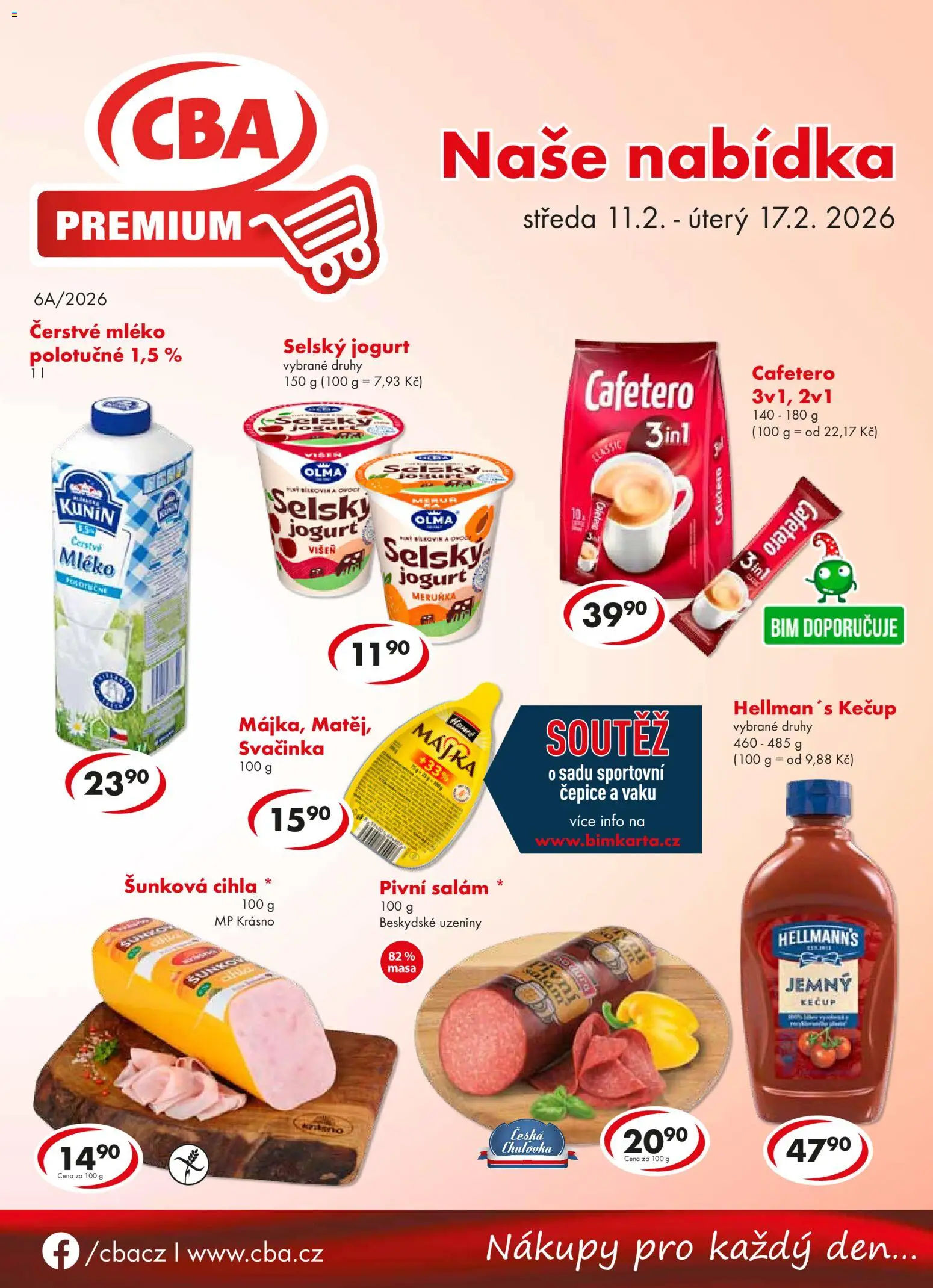 Náhled nabídky: CBA Leták - Premium platný od 11.02.2026