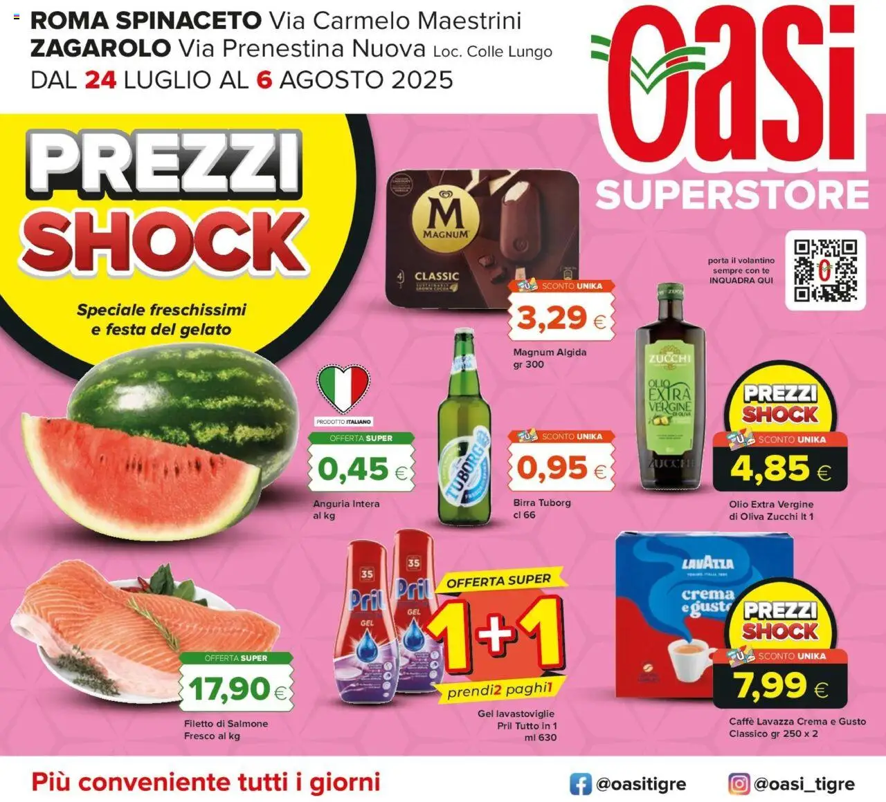 Volantino Oasi valido da 24/07/2025 numero di pagina 1