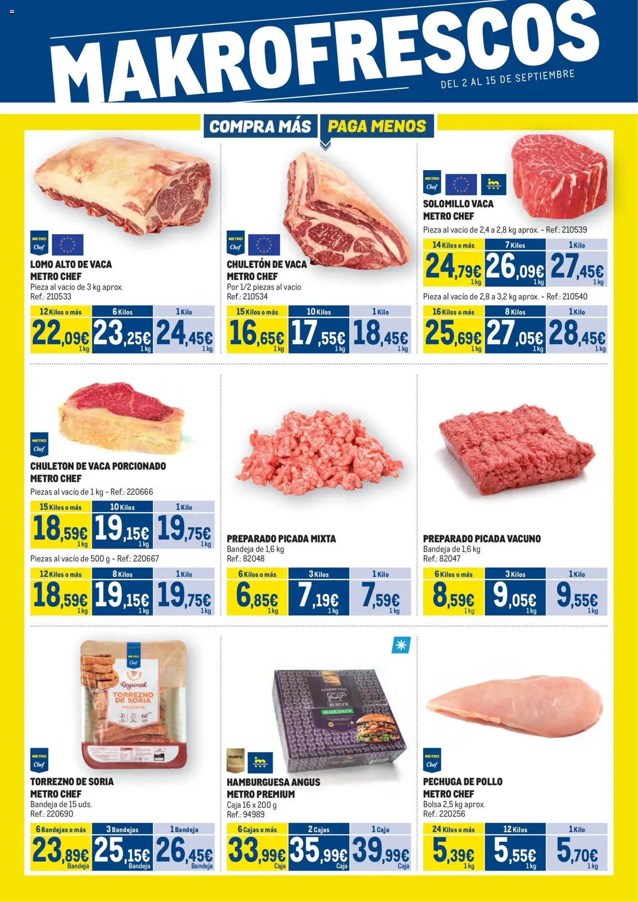 Makro Fresco Andalucía > 02/09 - 15/09/2025 > Ofertas