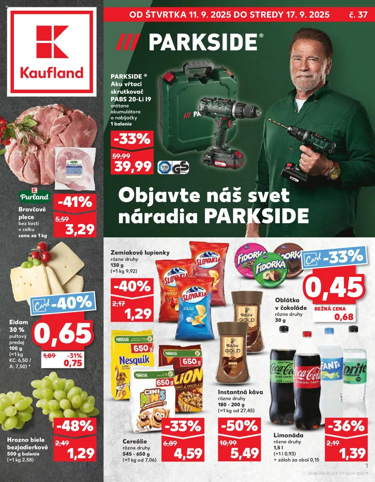 Náhľad Kaufland letáku platného od 11.09.2025