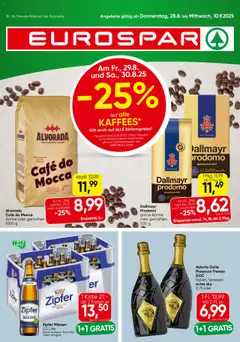 Vorschau der Angebote: Eurospar Salzburg gültig ab 28.08.2025