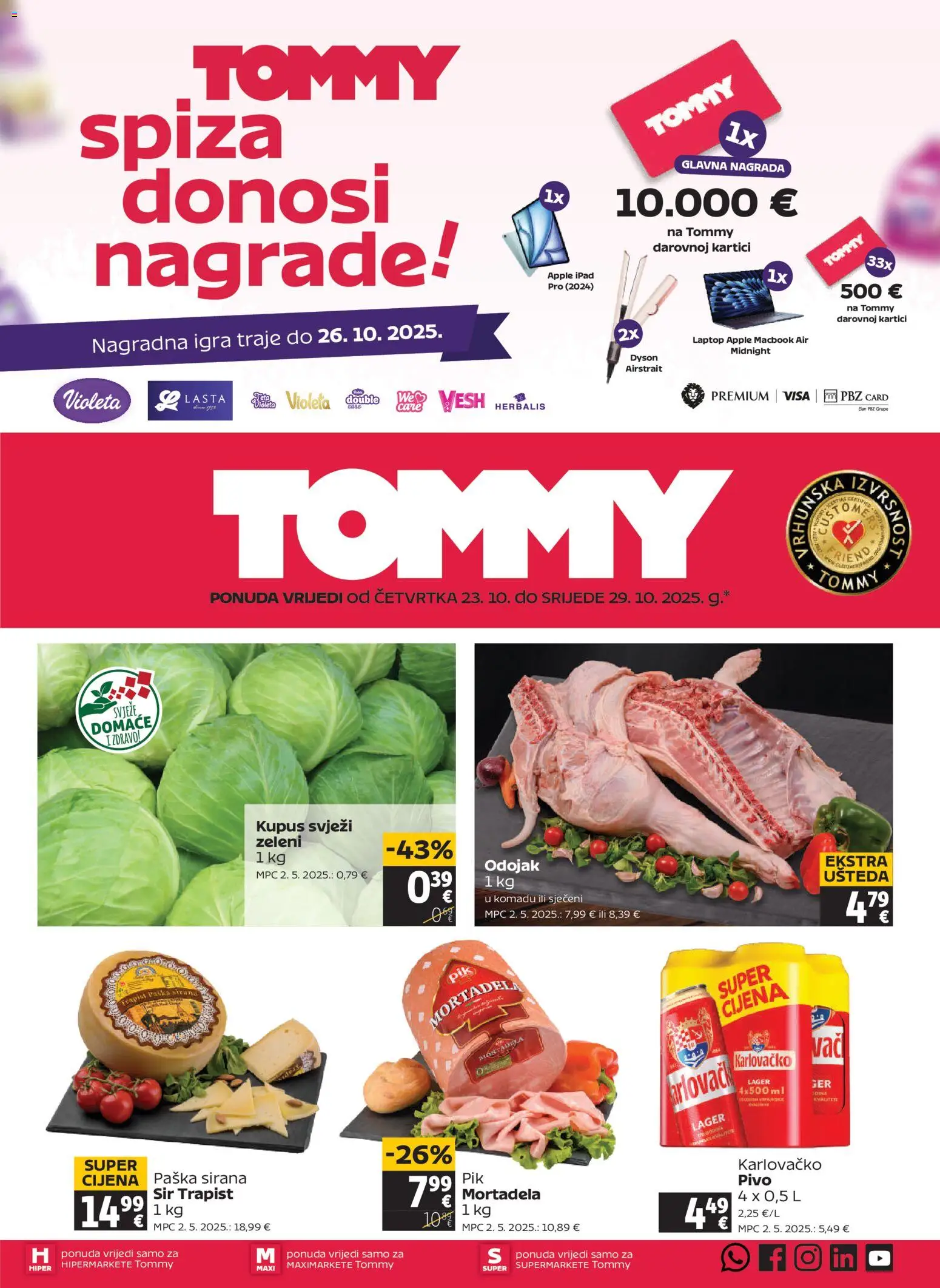 Tommy aktualni Katalog vrijedi od 23.10.2025 - tjedna akcija broj stranice 1