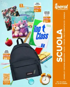 Anteprima dell'opuscolo Volantino Scuola dal negozio Iperal valido da 16/07/2025