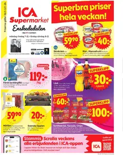 Förhandsgranska reklamblad Enskededalen från butik ICA Supermarket gäller från 26/01/2026