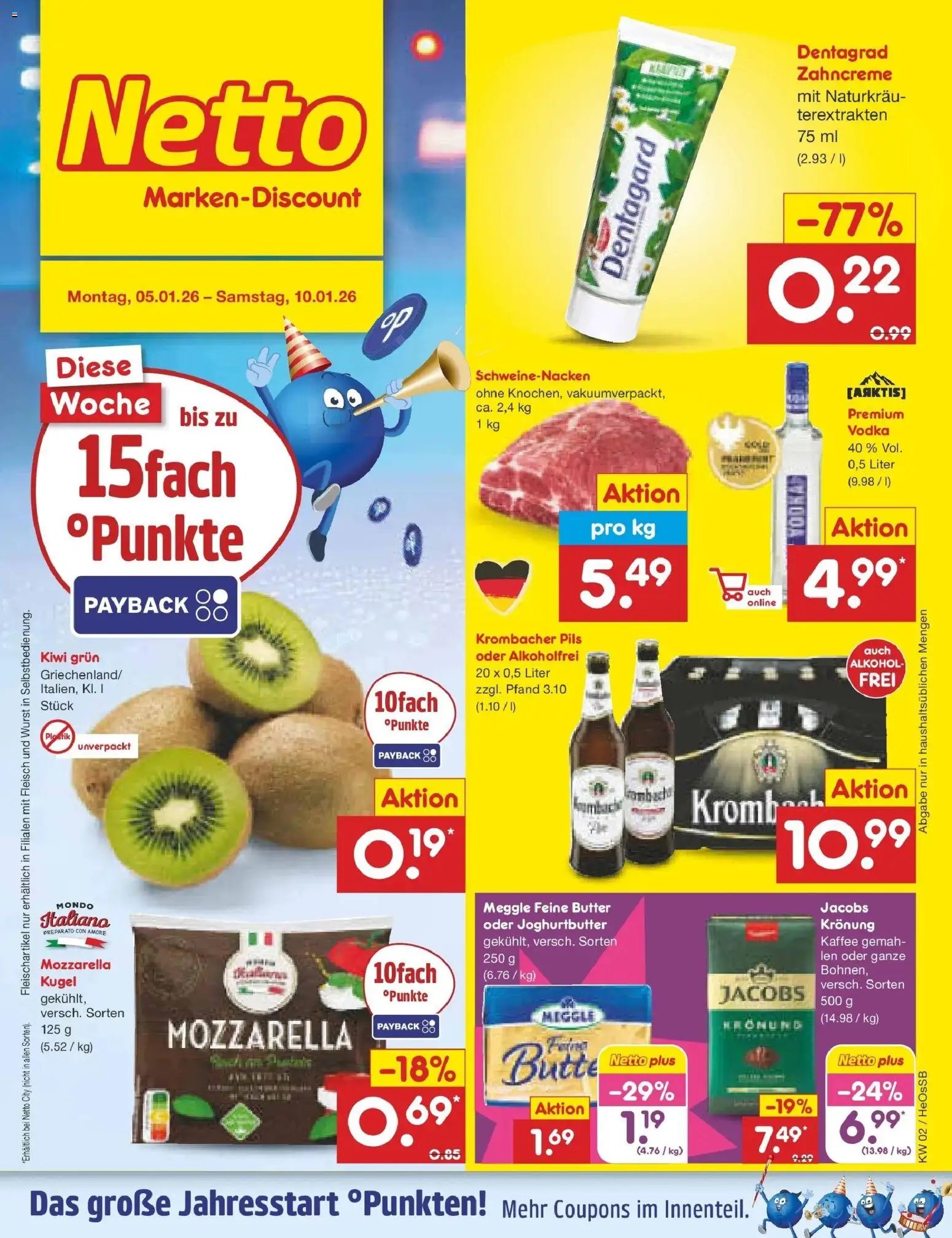 Vorschau von dem Prospekt des Geschäftes Netto Marken-Discount, gültig ab dem 05.01.2026