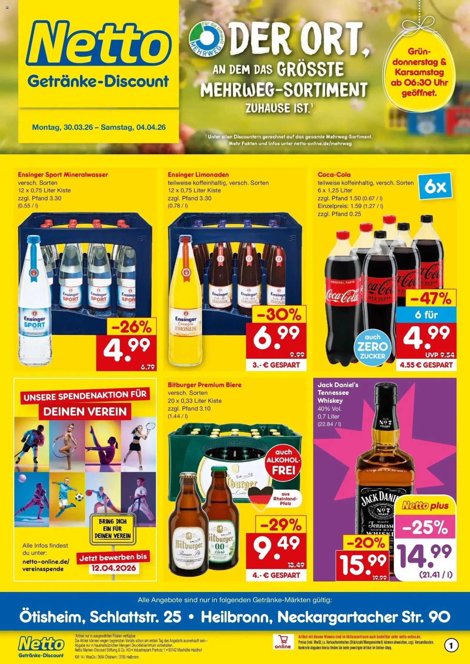 Vorschau von dem Prospekt des Geschäftes Netto Marken-Discount, gültig ab dem 30.03.2026