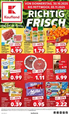 Vorschau von dem Prospekt des Geschäftes Kaufland, gültig ab dem 30.10.2025
