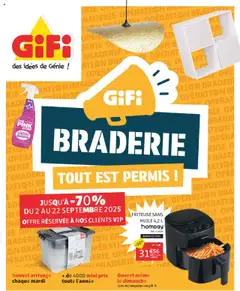 Prévisualisation de Catalogue du magasin GiFi formulaire valide 02/09/2025