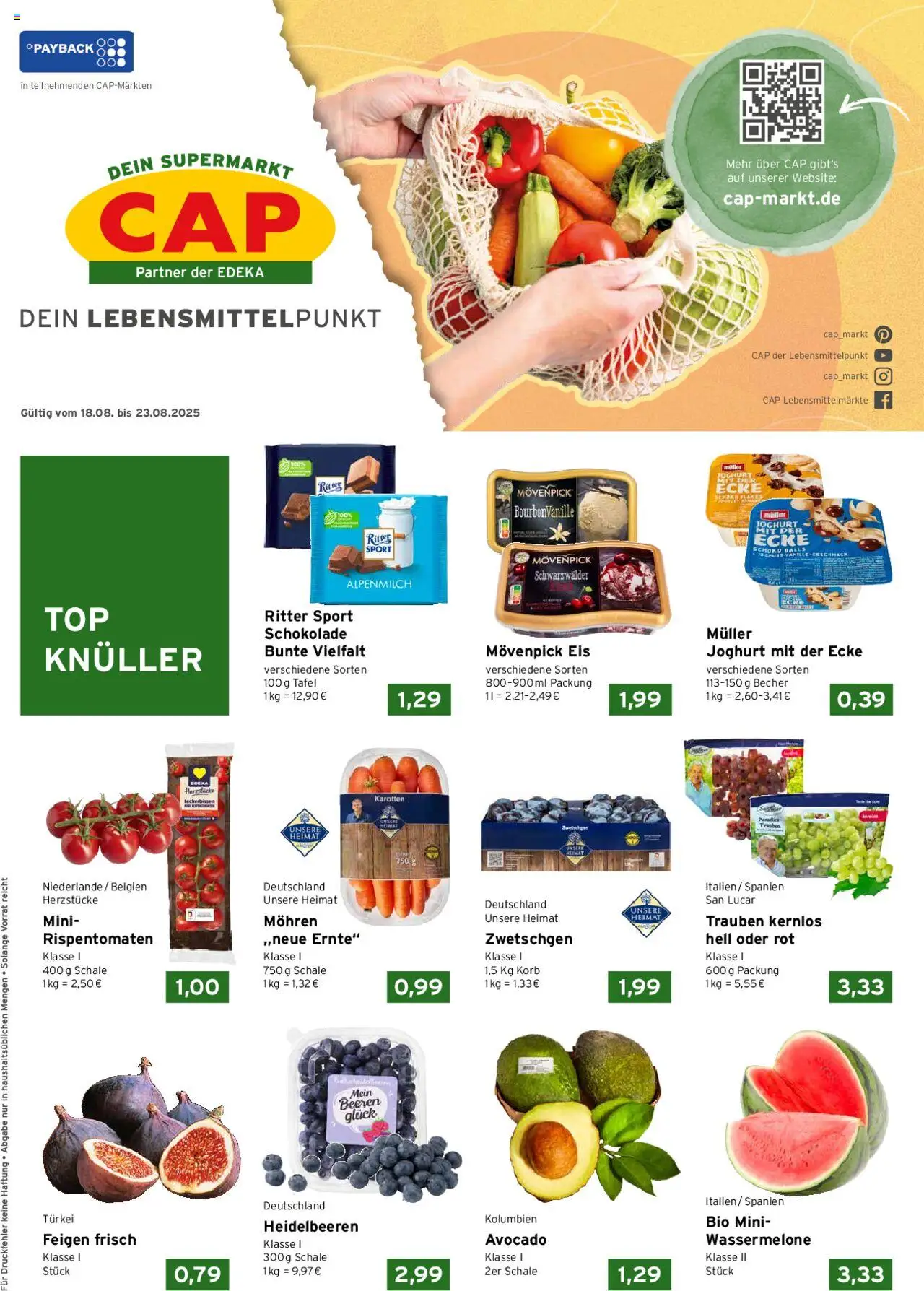 CAP Markt Prospekt (vom 18.08.2025 - 23.08.2025)