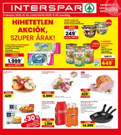 Interspar - Akciós újság Interspar megtekintése, amely érvényes 2025.10.30.-től