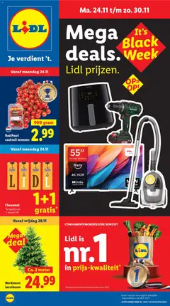 Voorbeeld van Black Friday van winkel Lidl geldig vanaf 24-11-2025