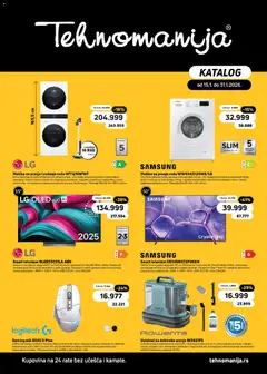 Pregled Tehnomanija kataloga - važi od 15.01.2026