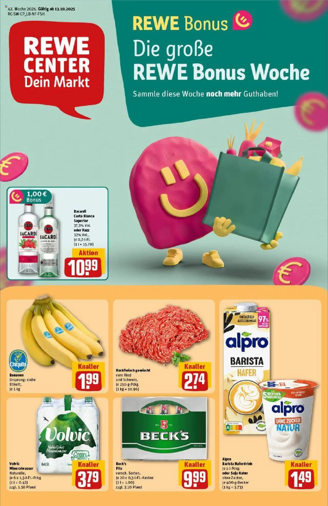 REWE Prospekt ab 13.10.2025 nächste Woche - Prospekt Heidelberg/Handschuhsheim	
