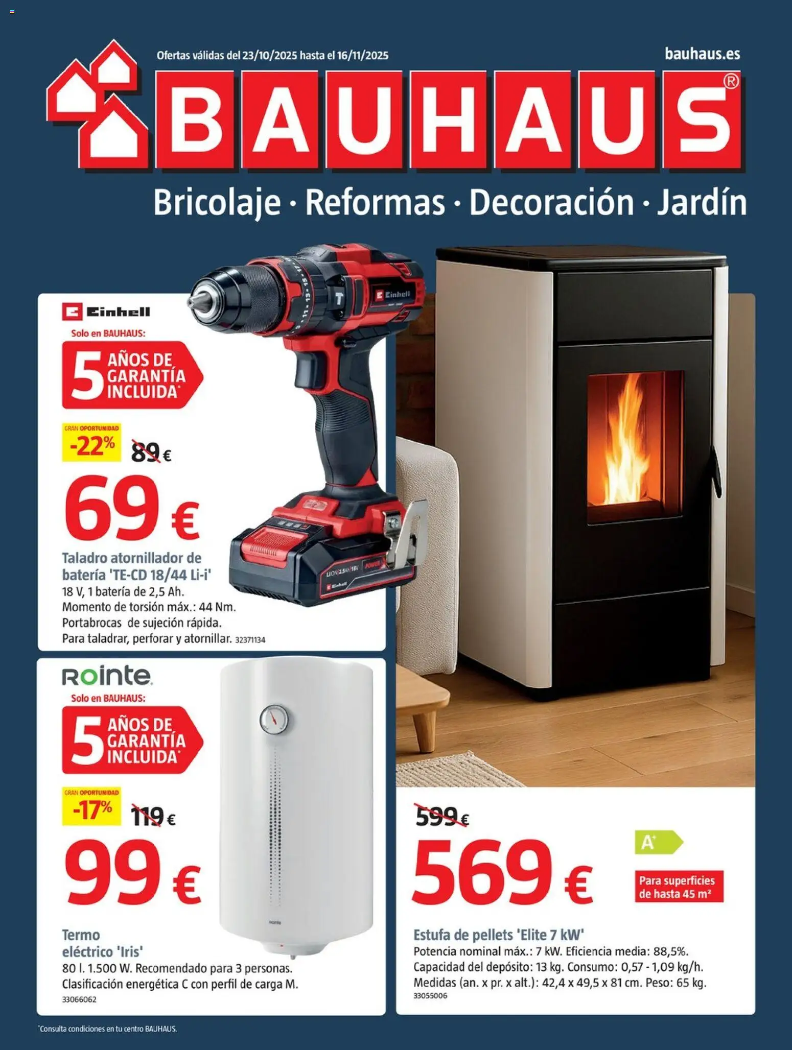 Bauhaus Folleto > 23/10 - 16/11/2025 > Ofertas