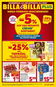 Vorschau der Angebote: Billa Billa Flugblatt - Steiermark gültig ab 12.03.2026