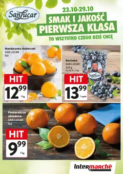 Pogląd gazetki "Świeży Hit" ze sklepu Intermarche ważnej od 23.10.2025