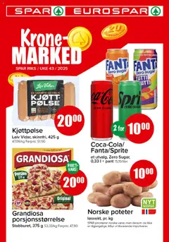 Forhåndsvis Kundeavis fra butikk Spar gyldig fra 20/10/2025