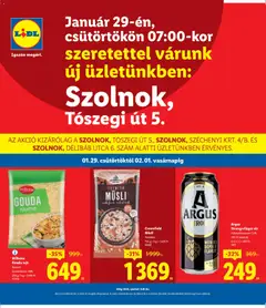 Lidl - Szolnok megtekintése, amely érvényes 2026.01.29.-től
