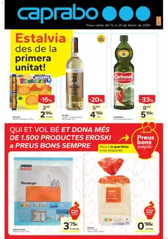 Vista previa del folleto de la tienda Caprabo válido desde el 12/02/2026 