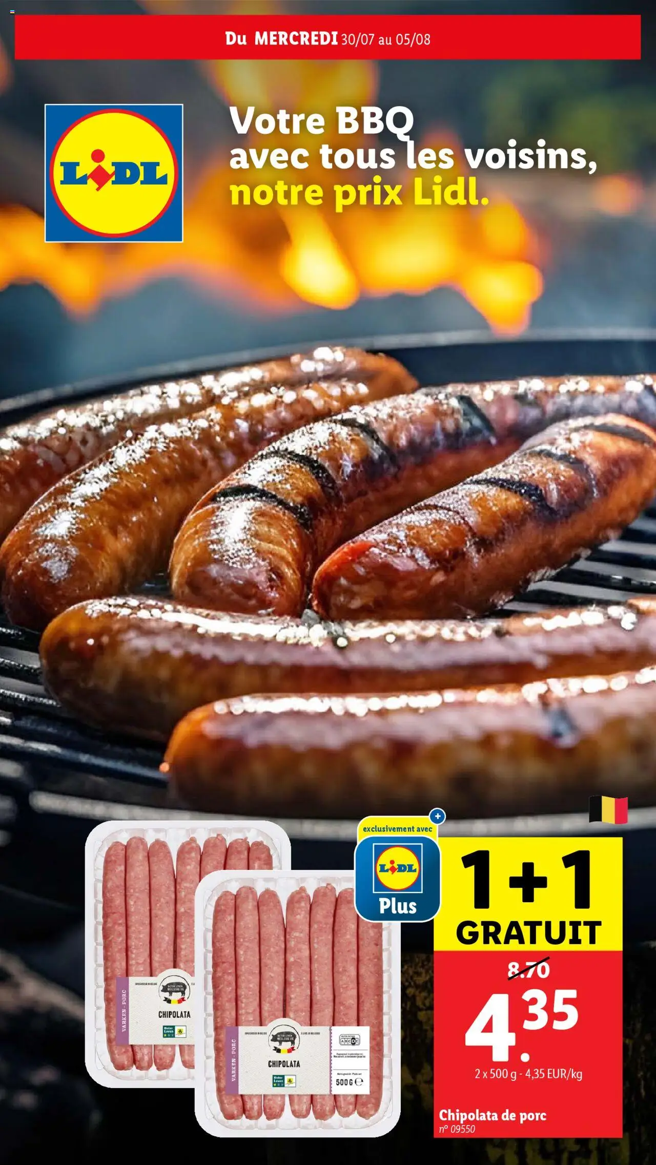 Lidl shop Folder de la semaine 31 geldig vanaf 30/07/2025 - Paginanummer 1